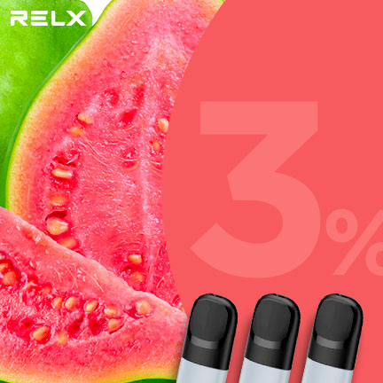 RELX煙彈五代 悅刻原裝正品（熱情番石榴）3入