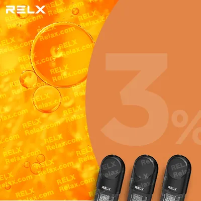 RELX煙彈六代 悅刻原裝正品（橘子汽水）3入