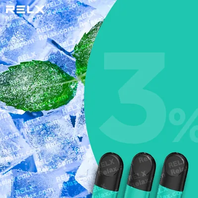 RELX煙彈四代 悅刻原裝正品（零度薄荷）3入